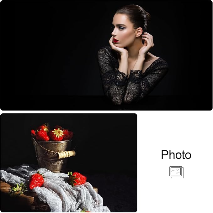 BEIYANG 5X10FT Black Velvet Backdrop Screen, Pure Black Background Screen for Photography, Portrait, Product,Video Shooting, Background Cloth for Studio,Party,Decoration - Image 5