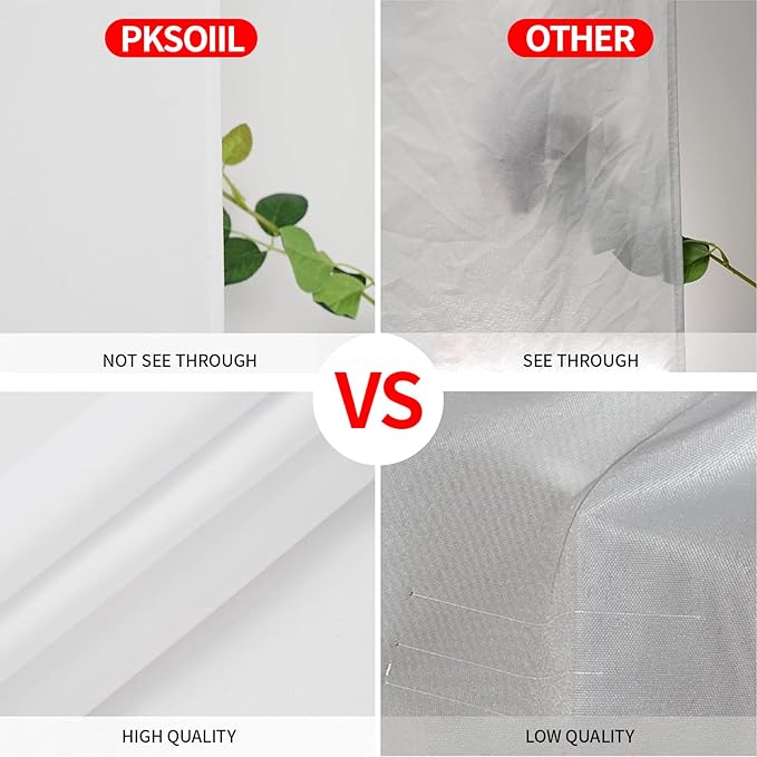 White Photo Backdrop for Photoshoot Solid Color Background 10x20 ft | Photography Studio Photobooth Curtain for Headshot, Homestudio, Portrait, Video, Meeting, Easy to Install, Washable Fabric - Image 7