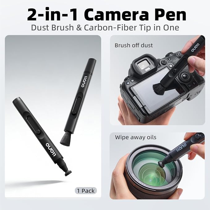 llano 5-in-1 Camera Cleaning Kit Lens Cleaning Kit | for Lens Filter Camera Accessories & Photography Accessories Camera Cleaning Kit for Computer PC MacBook iPhone Camera - Image 6