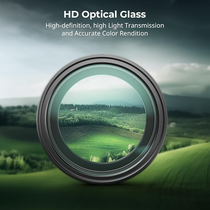 SmallRig 67mm Magnetic VND Phone Filter, ND2-ND32, with Filter Ring | No X Cross HD Optical Glass Waterproof Scratch Resistant Magnetic Adjustable Neutral Density Filter - Image 8