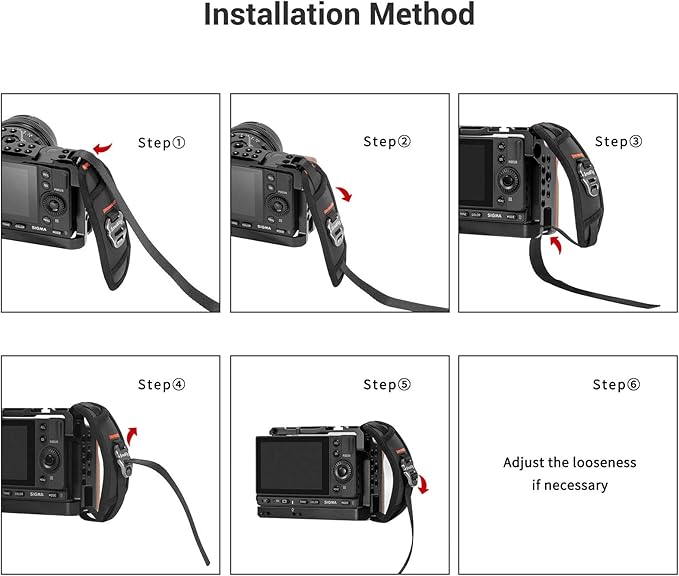 SmallRig Camera Cage Wrist Strap, Universal Quick Adjustable Secure Grip Camera Cage Handle Hand Wrist Strap PAC2456 | for Camera Cage Handle Hand Wrist Strap PAC2456 - Image 5