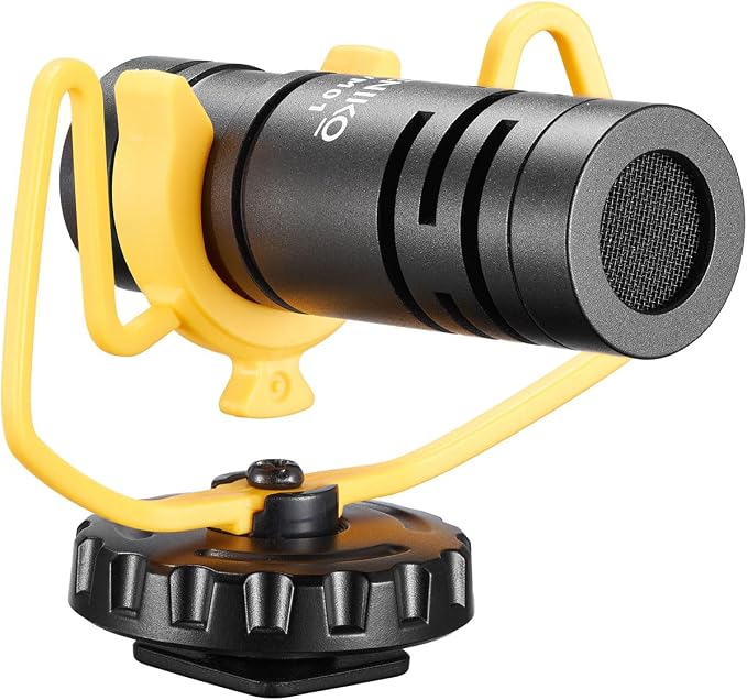 VM01 Lightweight Shotgun Mic for DSLR & Mobile Phone Vlog Recording | 37g Metal Cardioid Mic,Plug‑and‑Play,Shock Mount & Furry Windscreen,Anti‑Interference for Outdoor Vlog,Interview,Short‑Video. - Image 7