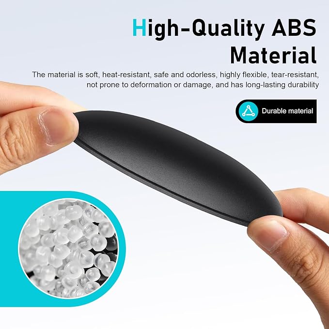 Car Rear View Camera Cover, Waterproof ABS Wider Reversing Camera Shield, Anti-rain Anti-Glare Backup Lens Guard, Self-Adhesive Modification Accessory for Most Cars (Black) - Image 4