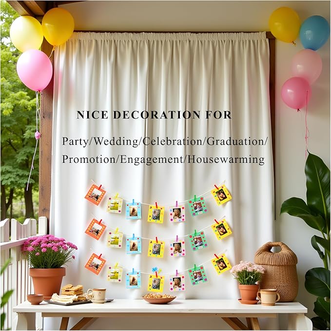 30pcs Paper Picture Frames for Instax Mini Film 2x3 Wall Hanging Kit (Pack of 2) - Image 6