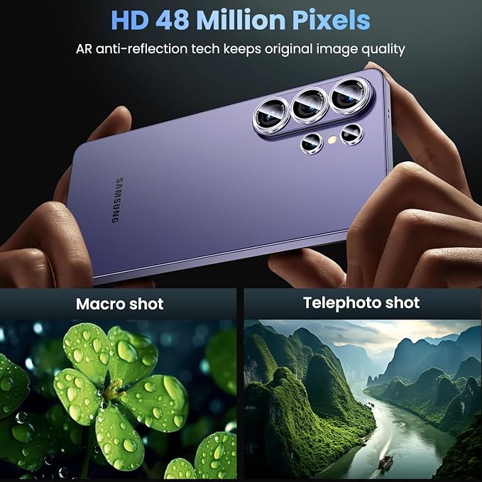 Uyiton for Samsung Galaxy S26 Ultra Camera Lens Protector, Unique Design | Case-Friendly, Ultra-Thin, Military-Grade Sapphire Glass with Aluminum Metal Rear Camera Screen Cover, Transparent - Image 2