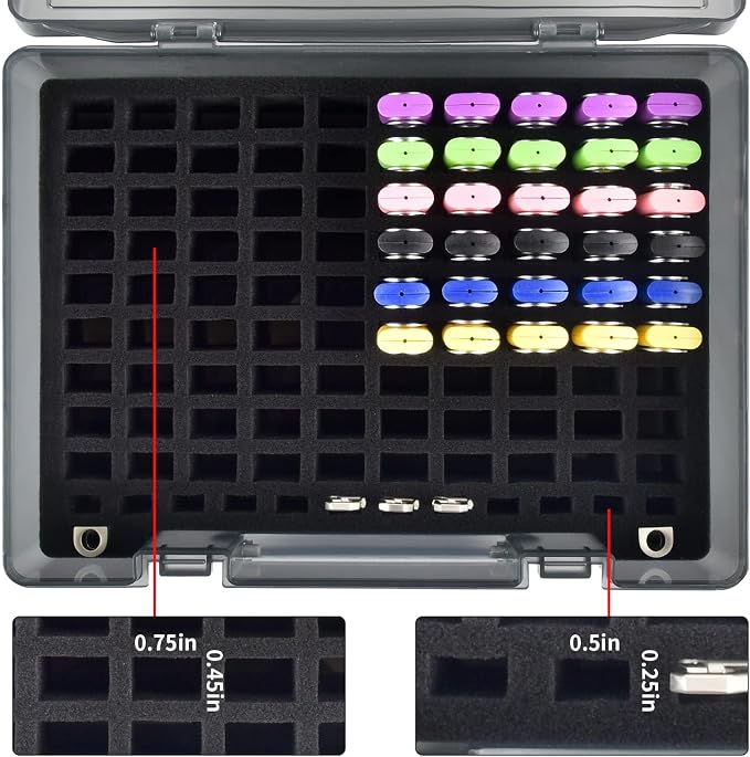 FULLCASE Flash Drive Case USB Memory Stick SD Card Storage Organizer- Holds 104pcs Thumb Drive Electronic Accessories Holder for Sandisk/for Samsung/for Inland/for PNY/for Netac (Gray) | Hard Plastic Thumb Drive Organizer,for Lexar,for JOIOT,for SamDat... - Image 2