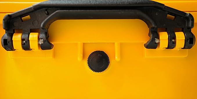 MEIJIA All Weather IP67 Waterproof Hard Camera Case,Hard Protective Case,Hard Case with Customizable Foam,Fit Use of Drones,Camera,Equipments,Pistols(Yellow,18.5 x14.06x6.93inches) - Image 8