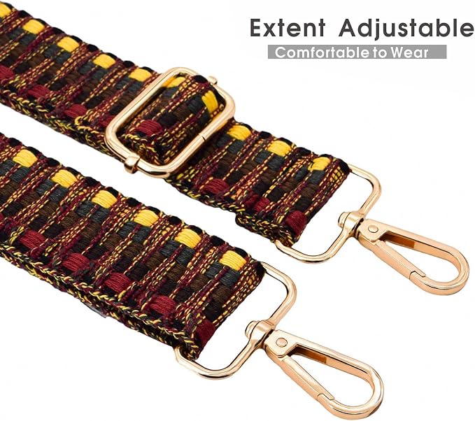 Replacement Purse Strap Shoulder Strap Adjustable Crossbody Strap for Women Crossbody Wide Shoulder Bag - Image 5