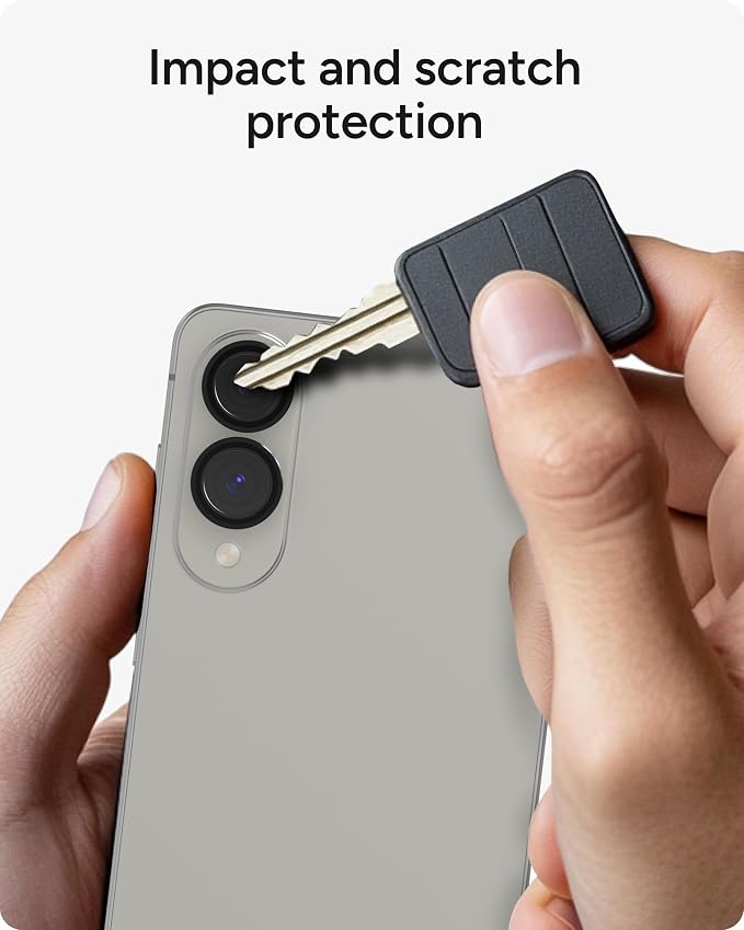 ZAGG Glass Elite Anti-Reflective Samsung Galaxy S25 Edge Camera Lens Protector – Anti-Glare Technology, Maximum Impact & Scratch Resistance, Smudge-Free Surface, Recycled Materials - Image 4