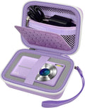 Comecase Digital Camera Case for Kodak PIXPRO FZ45 FZ55 for Travel, Purple | Fits Cameras up to 4.33 x 3.07 x 2.3 in, Pre-Cut Foam, Elastic Strap&Hand Strap, Mesh Pocket for Accessories, Case Only by COMECASE