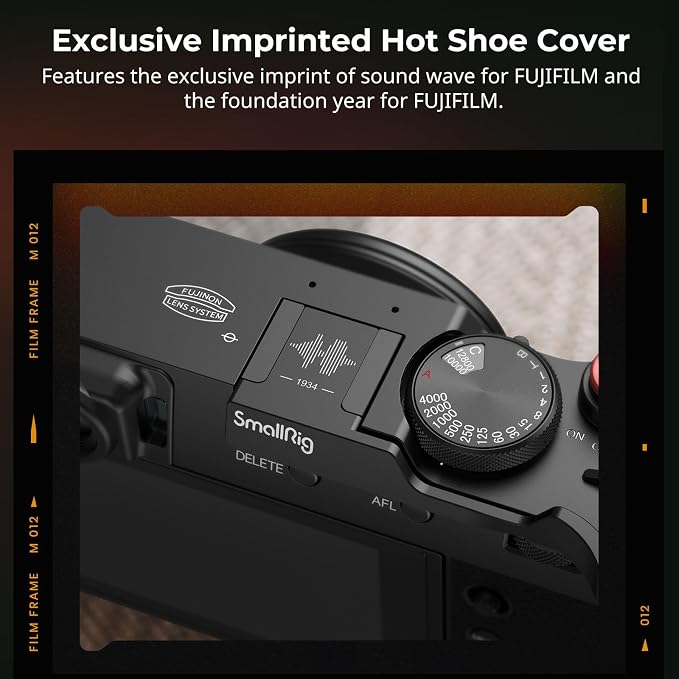 SmallRig Thumb Grip with Hot Shoe Cover for FUJIFILM X100VI / X100V (Black) - 4559 - Image 2
