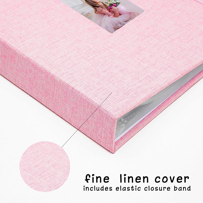 Polaroid Photo Album 2x3, Pack of 2 Linen Picture Book, Each Mini Album Holds 208 Photos for Fujifilm Instax Mini Polaroid Snap - Image 2