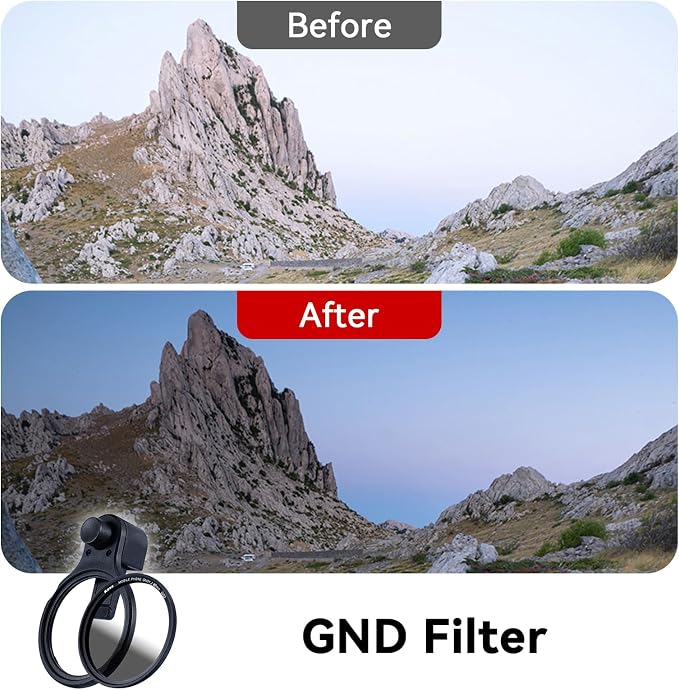 Kase Magnetic CPL Phone Lens Filter for iPhone & Android, 67mm Clip-On Camera Filter for Photography & Video - Image 5