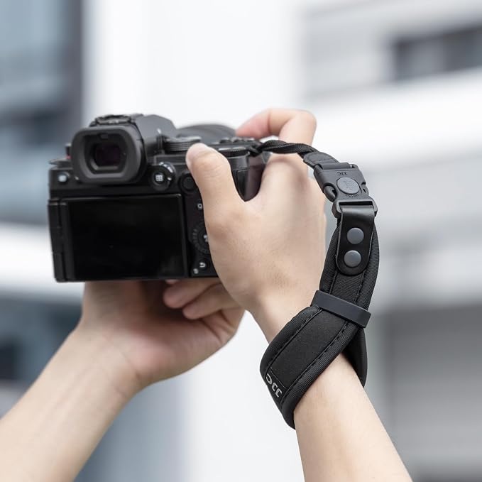 JJC Updated Soft Camera Hand Strap Wrist Strap for Canon EOS R RP R5 R6 R10 | for R6 Mark II III M6 M50 Mark II M200 Sony A7V A7IV A7III A7II A7R VI V A7RIV III A7S III & More Mirrorless DSLR Cameras - Image 7