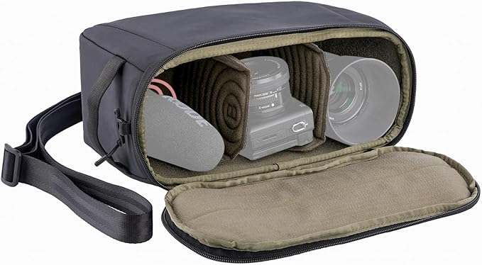 PGYTECH XS Camera Insert Protection Bag Camera Soft Padded Bag Handbag | Waterproof Lens Pouch for Photographers Lightweight DSLR/SLR Lens Carring Case Travel Organizer Camera Insert for Backpack by PGYTECH-US
