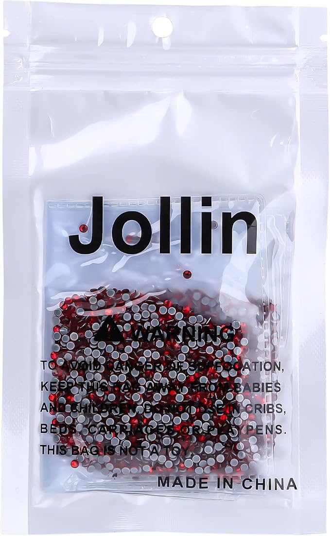 Jollin Hotfix Rhinestones Flatback Crystal Gems 2.4mm SS8, Red | 2880pcs Hot Fix Crystals Glass Rhinestones for Bedazzling, Crafting, Clothes, Shoes & Accessories DIY Decoration - Image 6