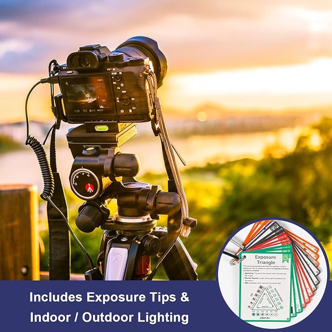 DSLR Cheat Sheet Photography Accessories Camera Accessories for Canon Nikon Sony Photography Gifts for Photographer Quick Reference Cards Guides Tips Settings Exposure Modes Composition And More 4×3in - Image 5