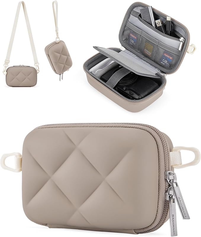 BAGSMART Digital Camera Case Protective Lightweight Camera Bag with Strap | Waterproof & Shockproof Small Camera Case with 2 Carrying Ways for Canon PowerShot G7X Mark II/III/Sony DSCW800/DSCW830 by BAGSMART