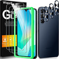 Wiaocit Tempered Glass Screen Protector for Samsung Galaxy A16 5G | 3+3 Pack, 9H Hardness, Camera Lens Protector, Installation Frame, Bubble Free, Case Friendly by Wiaocit