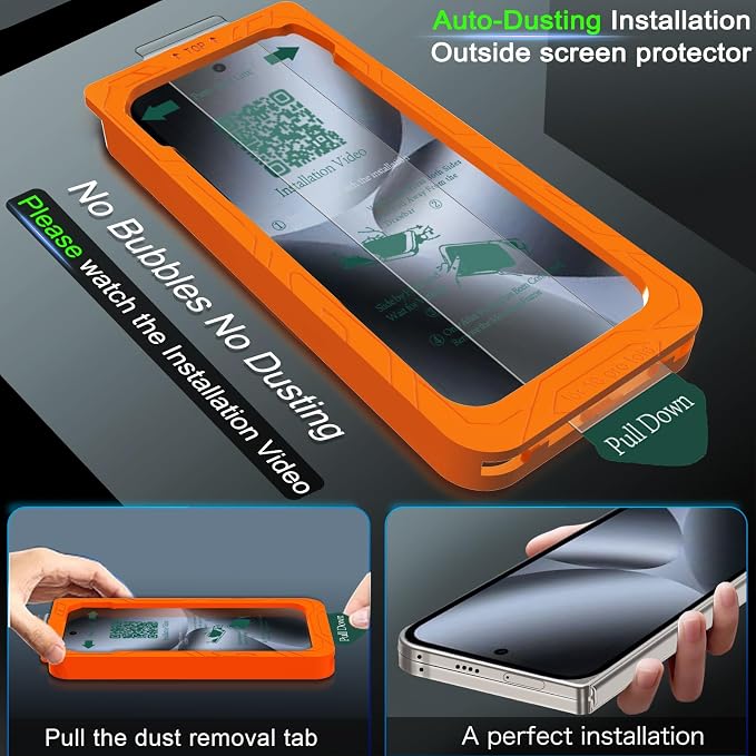 IMBZBK 9 in 1 Screen Protector for Google Pixel 10 Pro Fold, 3+3+3 Pack | 9H+ Hardness, Military Grade Shatterproof, Case Friendly, Bubble Free Auto-Dust Removal - Image 4