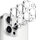 Dengduoduo 3 Pack Camera Lens Protector for iPhone 16 Pro 6.3 inch and 16 Pro Max 6.9 inch, Tempered Glass, Ultra HD, 9H Hardness, Anti-Scratch, Case Friendly [No Affect on Night Shots] by Dengduoduo