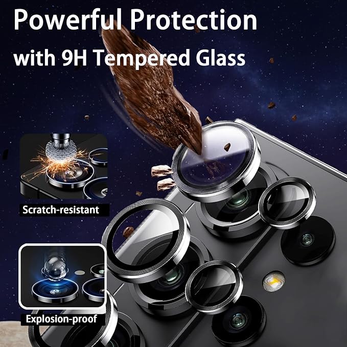 2 Pack for Samsung Galaxy S26 Ultra Camera Lens Protector,9H Tempered Glass Lens Screen Protector,Ultra HD Anti Scratch Camera Cover for Galaxy S 26 Ultra 2026,Clear - Image 4