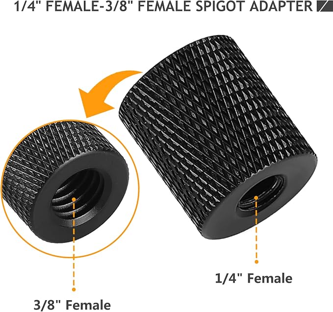 12 Pcs 1/4" & 3/8" Camera Screw Adapter Set - DSLR, GoPro, Flash & Light Stand Mounts - Image 7