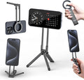 ULANZI MA30 Magnetic Phone Tripod Stand for iPhone-Aluminium Maglock Smartphone Mini Tripod Pocket Cell Phone Stand Strong Magnet Quick Mount Compatible with iPhone 17 16 15 14 13 12 Series, Dark Gray by ulanzi