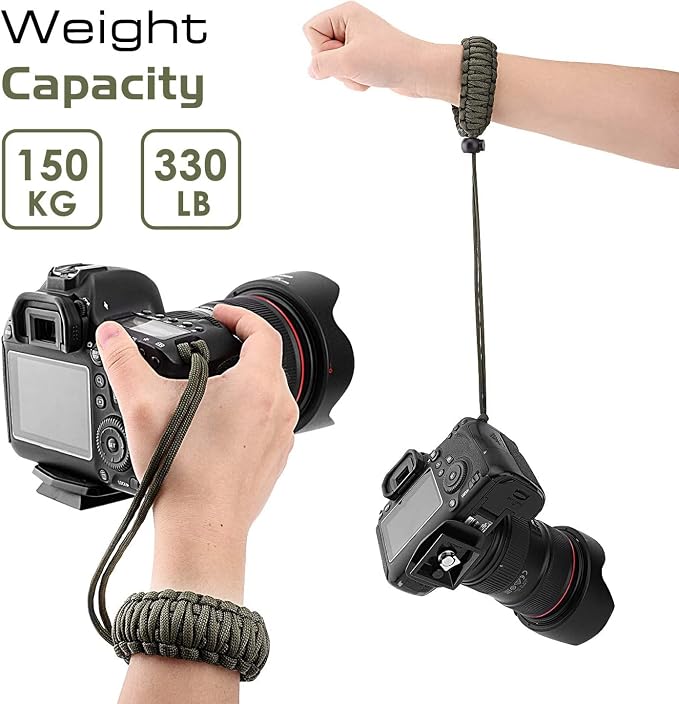 MoKo Paracord Nylon Braided Camera Hand Grip Strap for Video Camcorder/Binoculars/Nikon/Canon/Sony/SLR/DSLR Digital Camera - Image 5