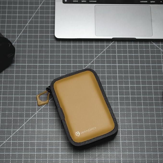 WANDRD Memory Card Case - Durable SD, Micro SD Card Holder for Creators | Camera Accessories & Electronics Organizer for Travel (Dallol Yellow) - Image 3