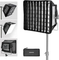 NEEWER Upgraded Softbox Diffuser for NL660 RGB660 PRO II LED Light, NS4S | 12.6"x11.6", Foldable, Grid, Bag, Blackout Hood, No Need to Remove Barndoors, Quick Set Up for Soft Light by Neewer