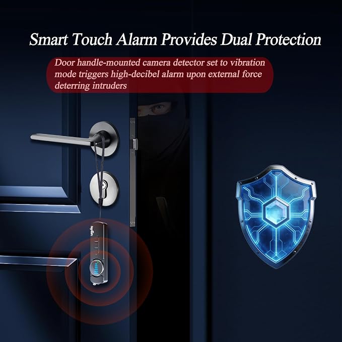 Hidden Camera Detector,Upgraded GPS Tracker Detector With Silent Mode | anti spy detector & Bug Detector Portable Privacy Protector for Travel/Hotel/Car, Spy Camera Finder 6 Modes with LED (Black) - Image 4