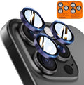 TOCOL for iPhone 15 Pro Max Camera Lens Protector/iPhone 15 Pro Camera Lens Protector Tempered Glass HD Individual Scratch Resistant Cover Accessories Case Friendly 2 Pack（Purple） by TOCOL