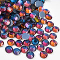 Jollin Hotfix Rhinestones Flatback Crystal Gems 6.4mm SS30, Blue Blaze | 288pcs Hot Fix Crystals Glass Rhinestones for Bedazzling, Crafting, Clothes, Shoes & Accessories DIY Decoration by Jollin