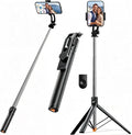 67" Phone Tripod Selfie Stick for iPhone & Android with Wireless Remote | Extendable Cell Phone Stand Lightweight Travel Tripod Phone Holder for Video Recording, Live Streaming, Photography by Unknown