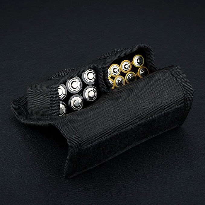 JJC DSLR Battery and Memory Card Holder Pouch (3 Pockets) - Camera SD CF XQD Card Storage Case for AA, LP-E6, LP-E10, LP-E12, LP-E17, EN-EL14, EN-EL15, NP-FW50, NP-F550, NP-FZ100 Batteries - Image 8