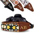 Art Tribute Camera Strap Personalized With Name - Shoulder, Crossbody & Neck Camera Strap for Photographers, Fits All Cameras, Canon Nikon Sony Fujifilm, Padded Strap W/Quick Release & Leather Ends by ArtTribute