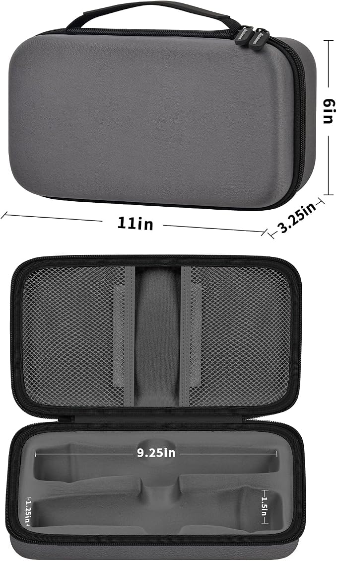 Wireless Microphone Case Compatible with JBL Wireless Two Microphone System, Handheld Dual Mic Travel Bag for Singing or Karaoke for Receivers, Adapters, AA Batteries - Image 5