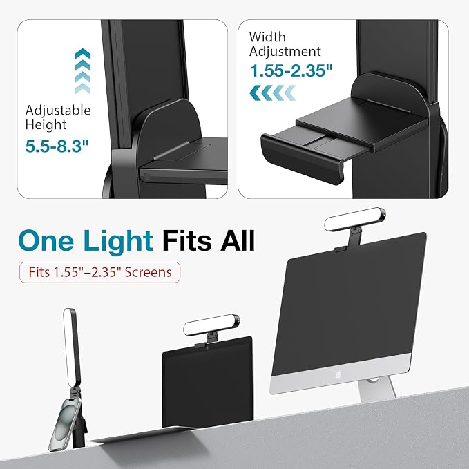 InnoGear Ring Light for Computer On-Camera Monitor Video Conference Light | LED Lights for Video, Clip On, Remote Control, 3 Color Modes, Adjustable, Monitor, Laptop, Easy to Attach, Recording - Image 5