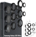 Orzero (2 Sets Camera Lens Protector for Samsung Galaxy S25 Ultra, [EZ Install] [Case-Friendly] 9H Tempered Glass CD Pattern Lens Cover, Military-Grade Shockproof, HD Clarity Anti-Glare - Black by JumpIntoOrzeroLet%E2%80%99sExploreLikeNeverBefore