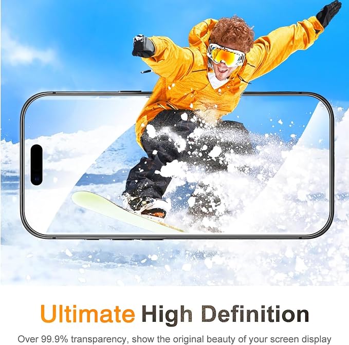 Wiaocit 3 Pack Tempered Glass Screen Protector for iPhone Air | 9H Hardness, Installation Frame, Bubble Free, Case Friendly - Image 6