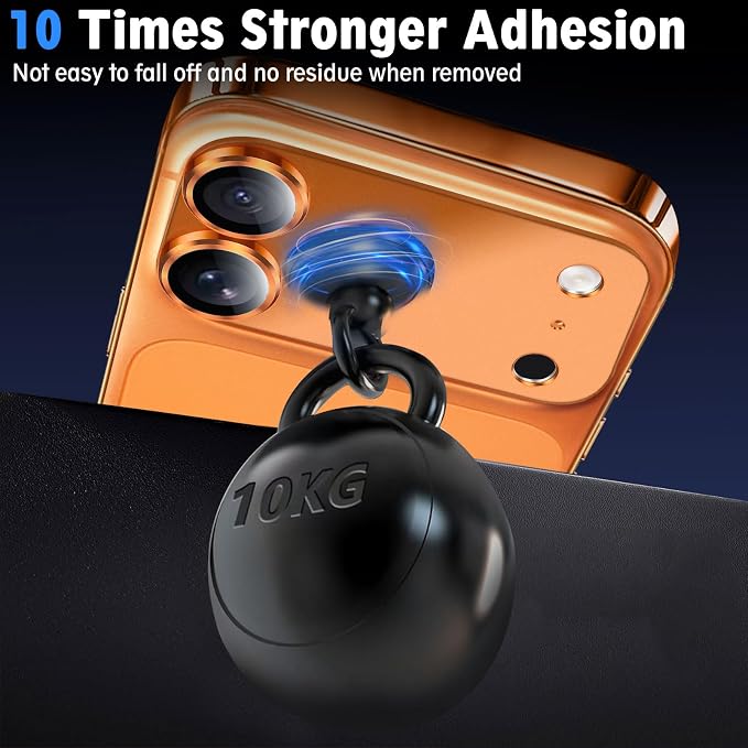 SiHPuoy Camera Lens Protector for iPhone 17 Pro Max, Tempered Glass,Orange | 2pcs, 9H+ Hardness, Military Grade Shatterproof, Anti-Scratch, Case Friendly, Metal Camera Cover, Does not Affect Night Shots - Image 5