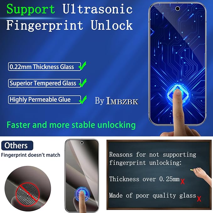 IMBZBK 3 Pack Screen Protector for Google Pixel 10 Pro, Tempered Glass | 9H+ Hardness, Military Grade Shatterproof, Case Friendly, Bubble Free Auto-Dust Removal, with 3 Camera Lens Protectors - Image 5