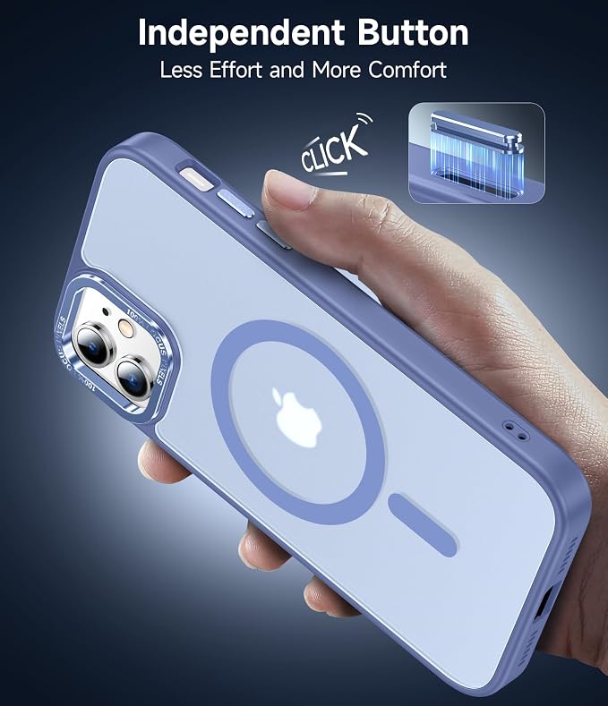 LeYi for iPhone-11 Case Blue Compatible with MagSafe Magnetic[ Screen Protector X2 + Camera Cover X2] Funda para ipone 11case Military Grade Protective Covers for i Phone 11 iphone11, Light Blue - Image 5