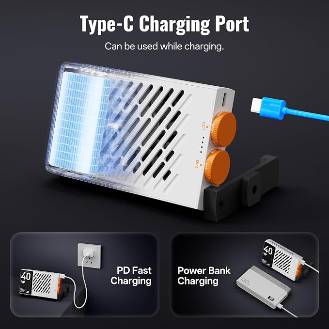 ZHIYUN FIVERAY M40 Video Light [Official] 40W Portable Camera Light | LED Panel DSLR Photography Lighting 14000 Lux, CRI/TLCI 96+ 2700-6200K, 320g Lighting Setup for YouTube, TikTok - Image 7