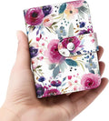 Vintage Rose Floral Small Photo Album for 2x3 In Films, 56 Pocket | Mini Cute Picture Book, Wallet Size, for Polaroid Fujifilm Instax Mini Instant Camera Printer, Kpop Photocard Binder Holders by Lebrocoli