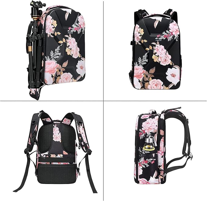 MOSISO Camera Backpack, DSLR/SLR/Mirrorless Photography Camera Bag, Black | Peony Waterproof Hardshell Case with Tripod Holder & Laptop Compartment Compatible with Canon/Nikon/Sony/DJI Mavic Drone - Image 5