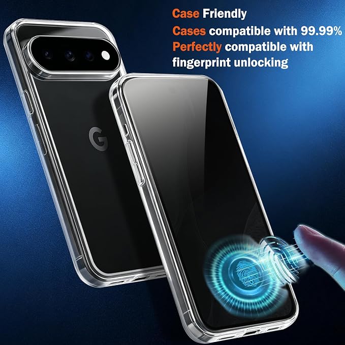 Ferilinso Privacy Screen Protector for Google Pixel 11, Tempered Glass | 3 Pack, 9H+ Hardness, Military-Grade Shatterproof, Anti-Scratch, HD, Case Friendly, Easy Installation Bubble Free - Image 7