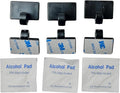 (3-Pack) Lido Mounts Hook Microphone Mount Compatible with Icom and Alinco Mobile Microphones. 3 Pack with Alcohol Pads by LidoMounts