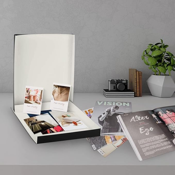 Lineco Museum Archival Storage Box, Drop Front, 11.75x15.25x1.5 in, Black | Acid-Free with Metal Edge, Preserves Picture Longevity, Organize Photos, Newspapers, Prints, Documents, Crafts, DIY - Image 5